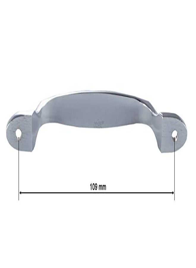 فاست مقبض سحب أمامي مطلي بالكروم من نوع FAST CP15A للأبواب والنوافذ (4 بوصة، 6 قطع) - Image 4